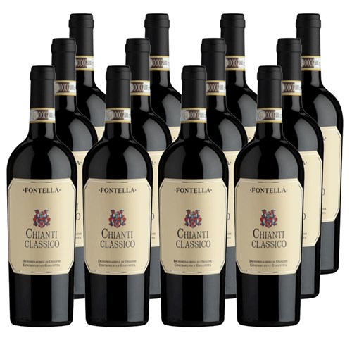 Case of 12 Fontella Chianti Classico 75cl Red Wine